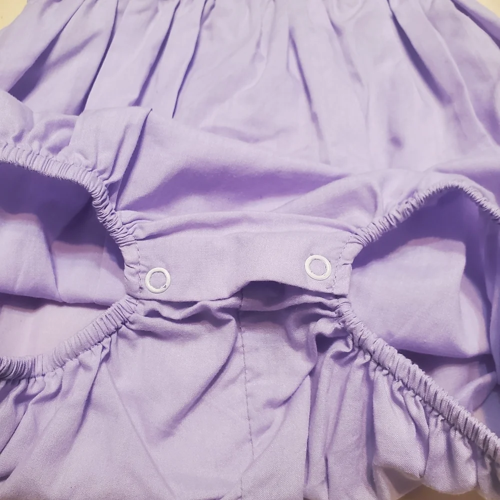 Firefly Lane Baby Girl Easter Bunny Rabbit Bubble Romper 18M